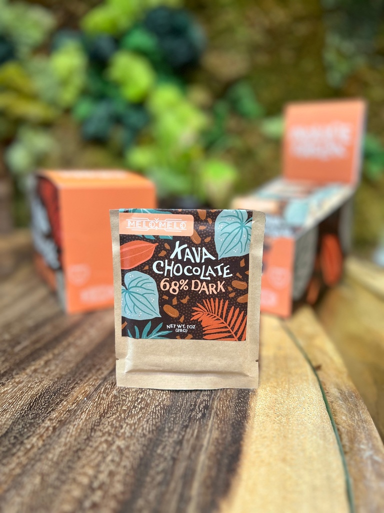 Kava Chocolate 68% Dark - Box of 20
